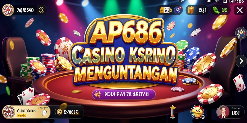Tampilan menakjubkan dari gameplay Kasino di AP686.