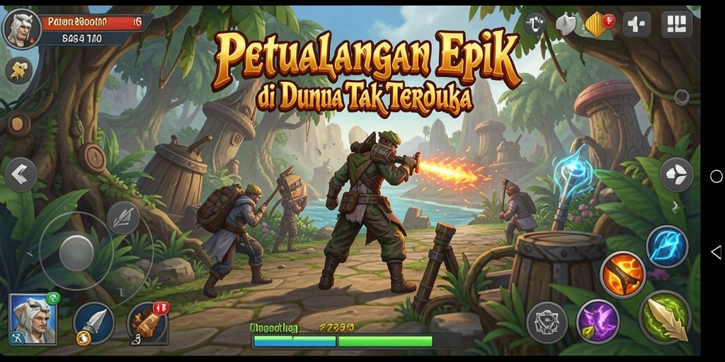 Tampilan gameplay D06 yang mendebarkan dan penuh aksi.