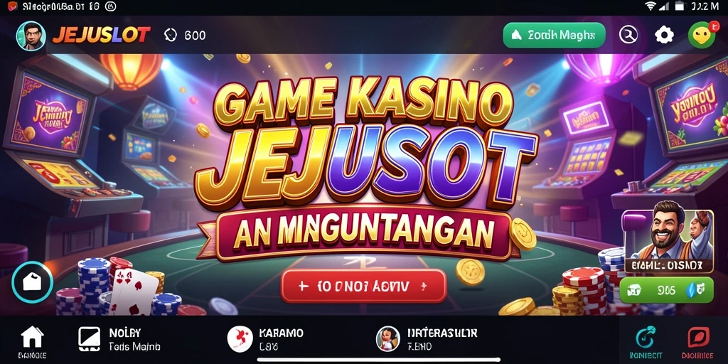 Tampilan permainan slot yang menarik dalam JEJUSLOT.