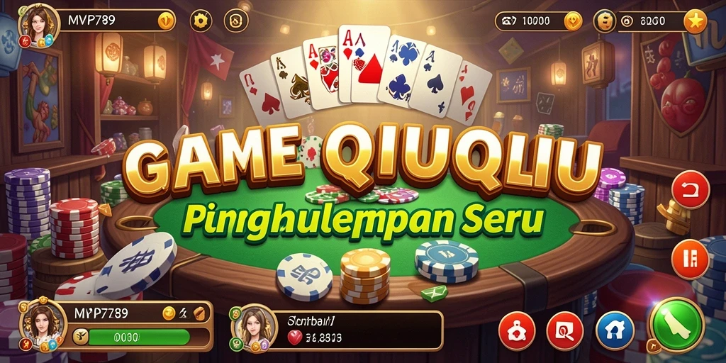 Tampilan gameplay QiuQiu yang menegangkan dan penuh strategi.