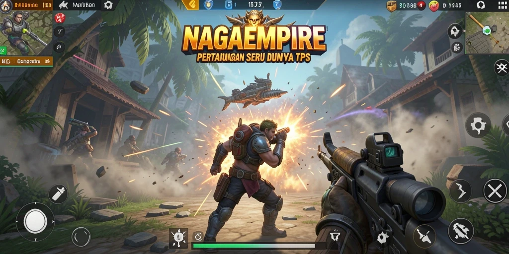 Gameplay NAGAEMPIRE yang menarik dan seru.