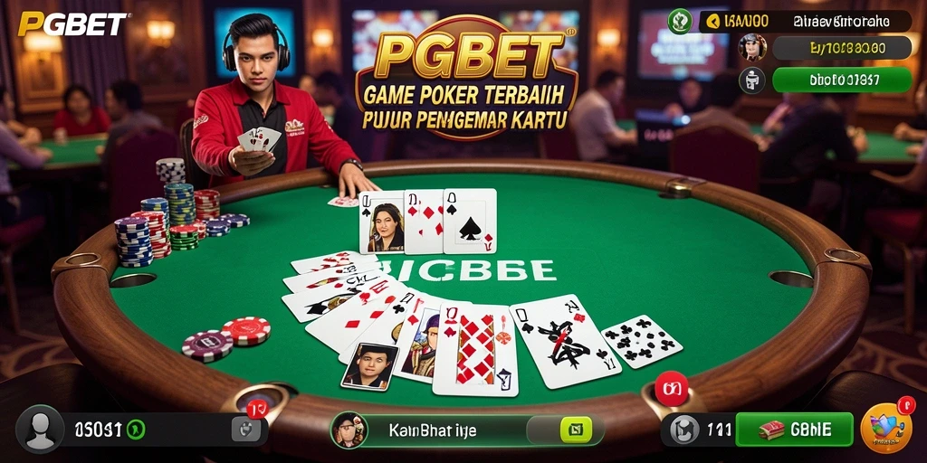 Tampilan gameplay Poker yang seru di PGBET.