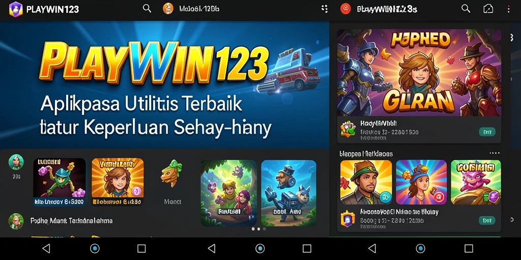 Tampilan antarmuka PLAYWIN123 yang user-friendly dan fungsional.
