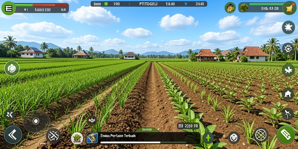 Gameplay PTTOGEL menampilkan pertanian yang mengasyikkan dan interaktif.