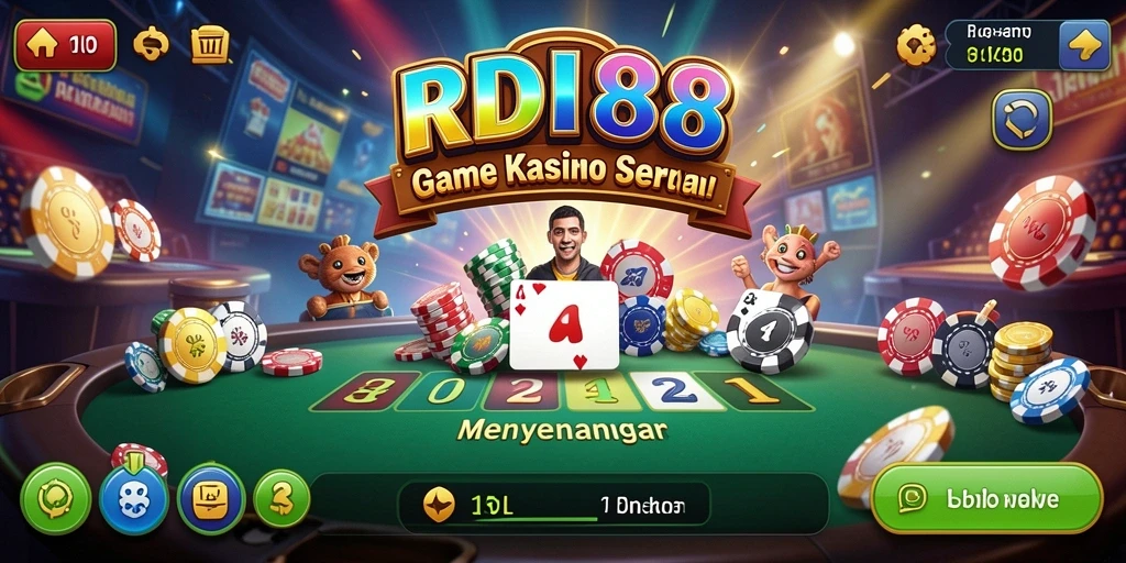 Screenshot menunjukkan gameplay menarik dari RDI88 di dunia Kasino.