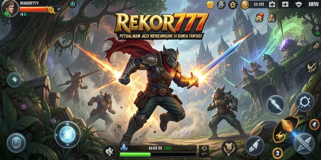 Gameplay seru dalam REKOR777, menampilkan aksi dan petualangan yang memukau.