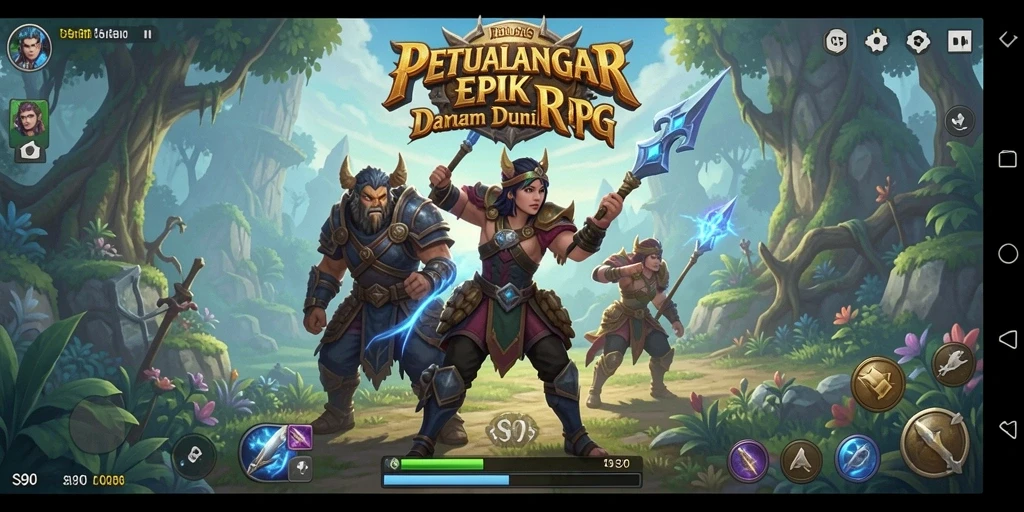 Tampilan gameplay S80 menampilkan petualangan epik di dunia RPG.