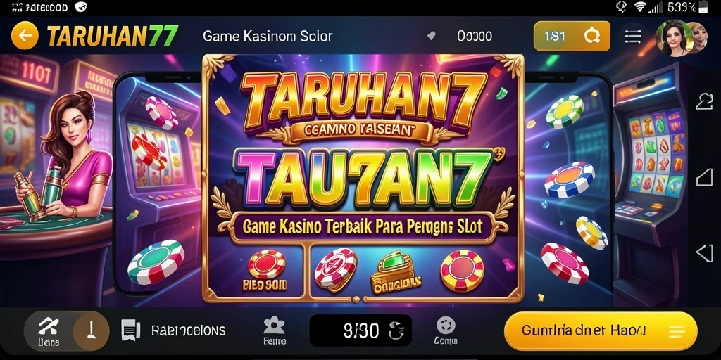 Tampilan gameplay menegangkan di TARUHAN77 dengan berbagai slot menarik.