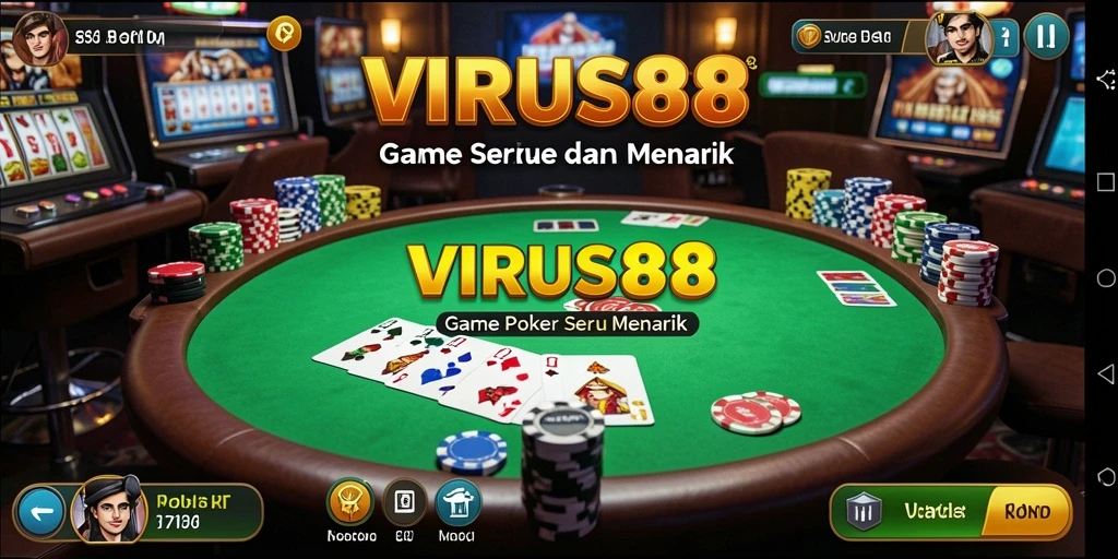 Tampilan gameplay seru dan interaksi pemain di VIRUS88.